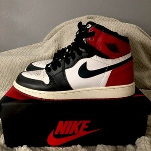 Nike Air Jordan 1 Retro High OG BG Black Toe 2016